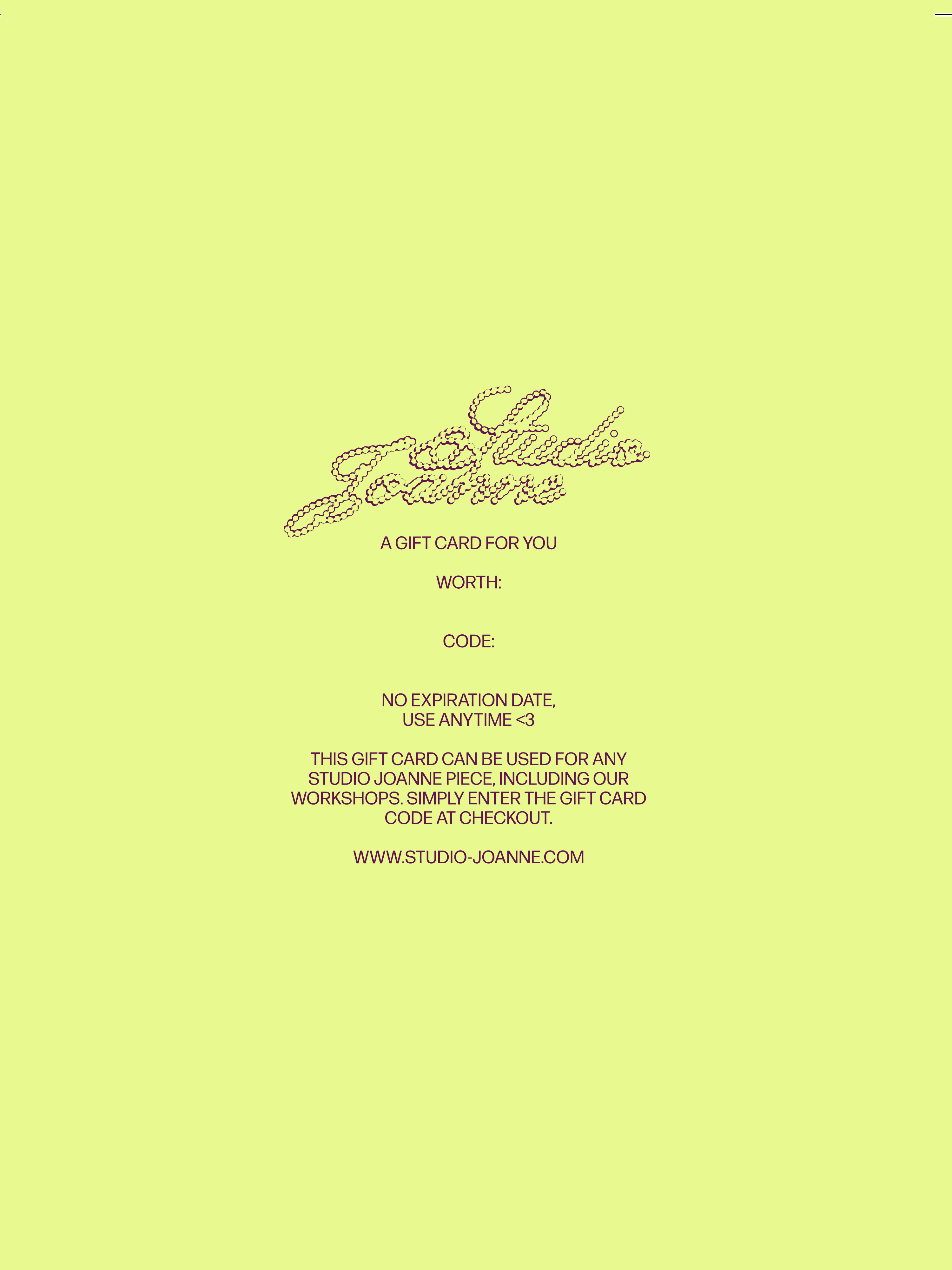 gift card