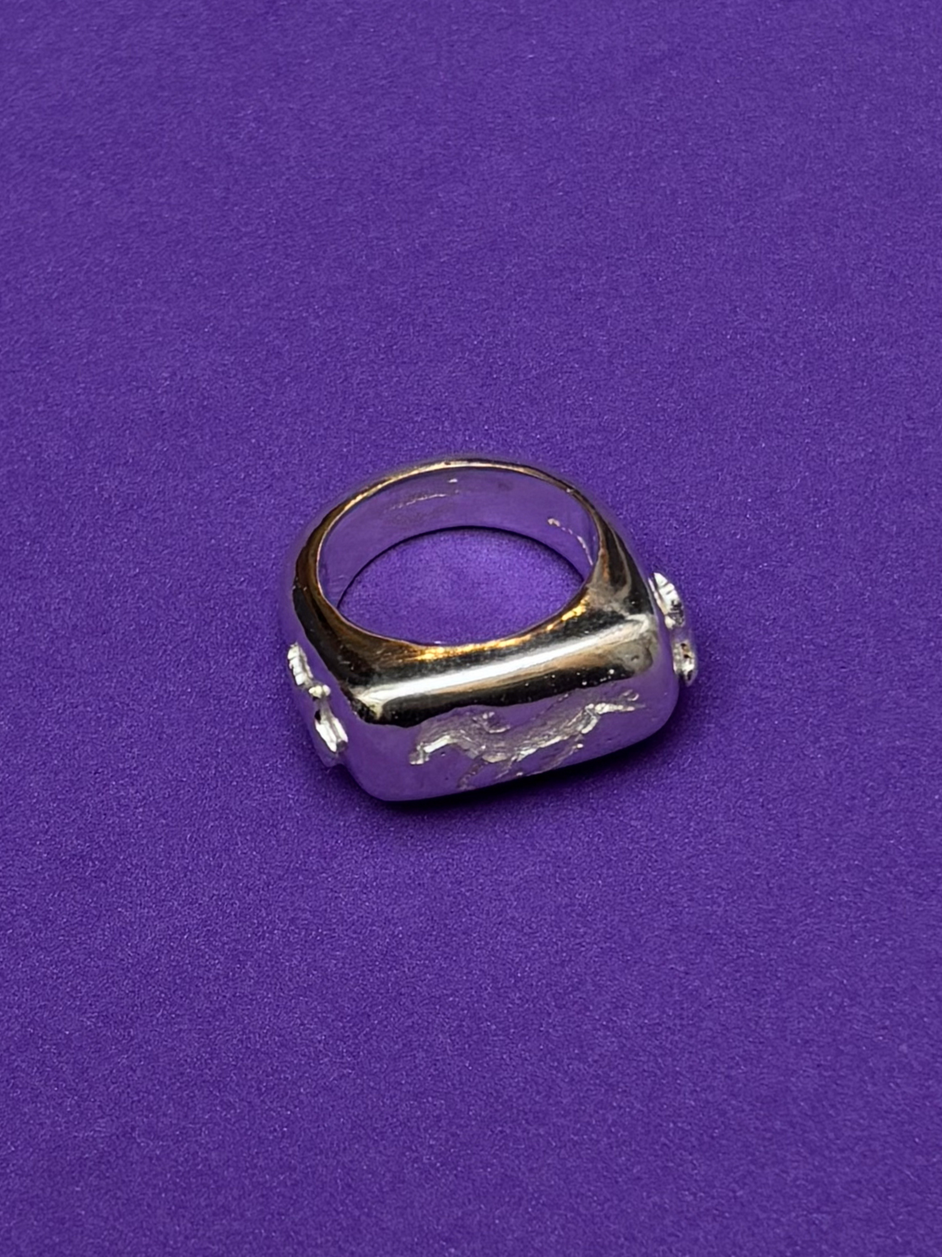 wild horse signet ring