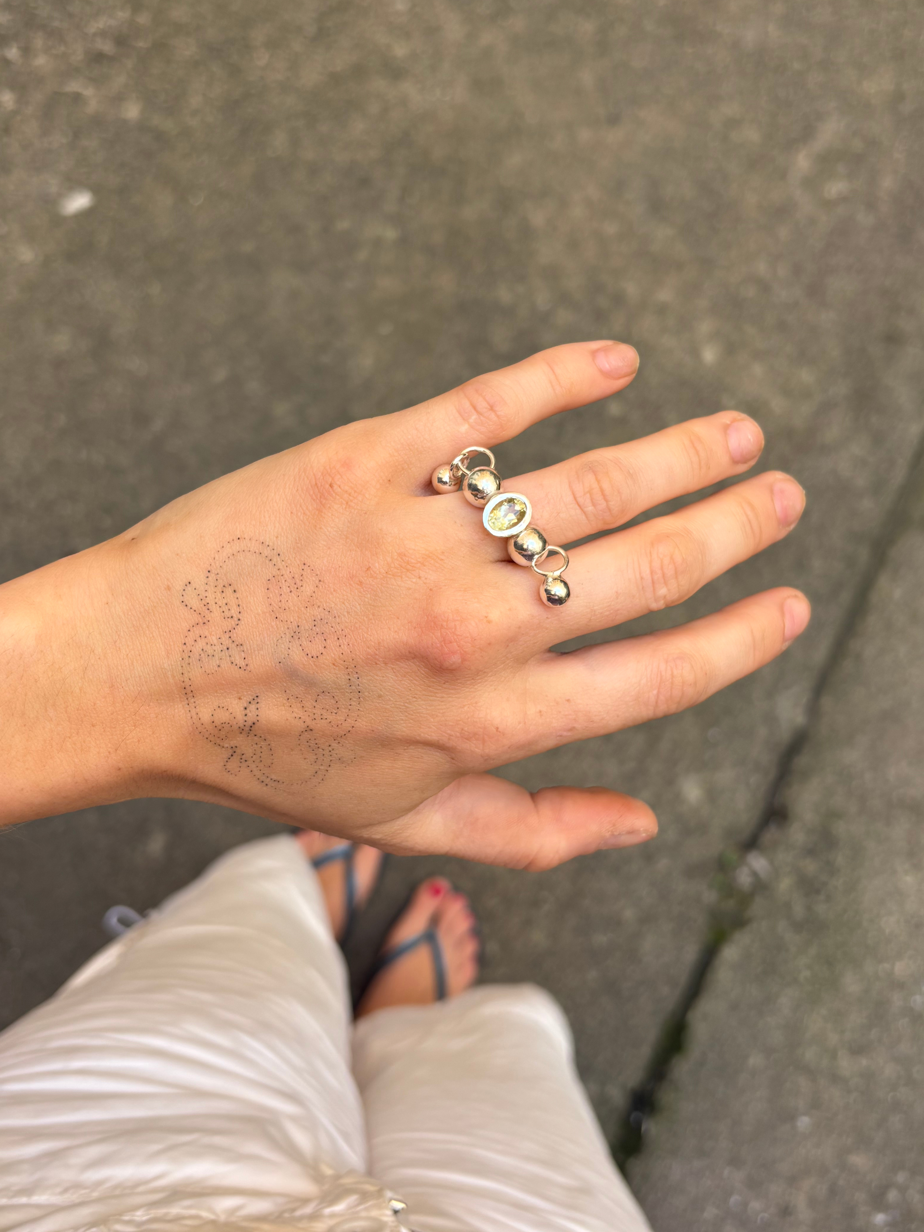 beaded ring