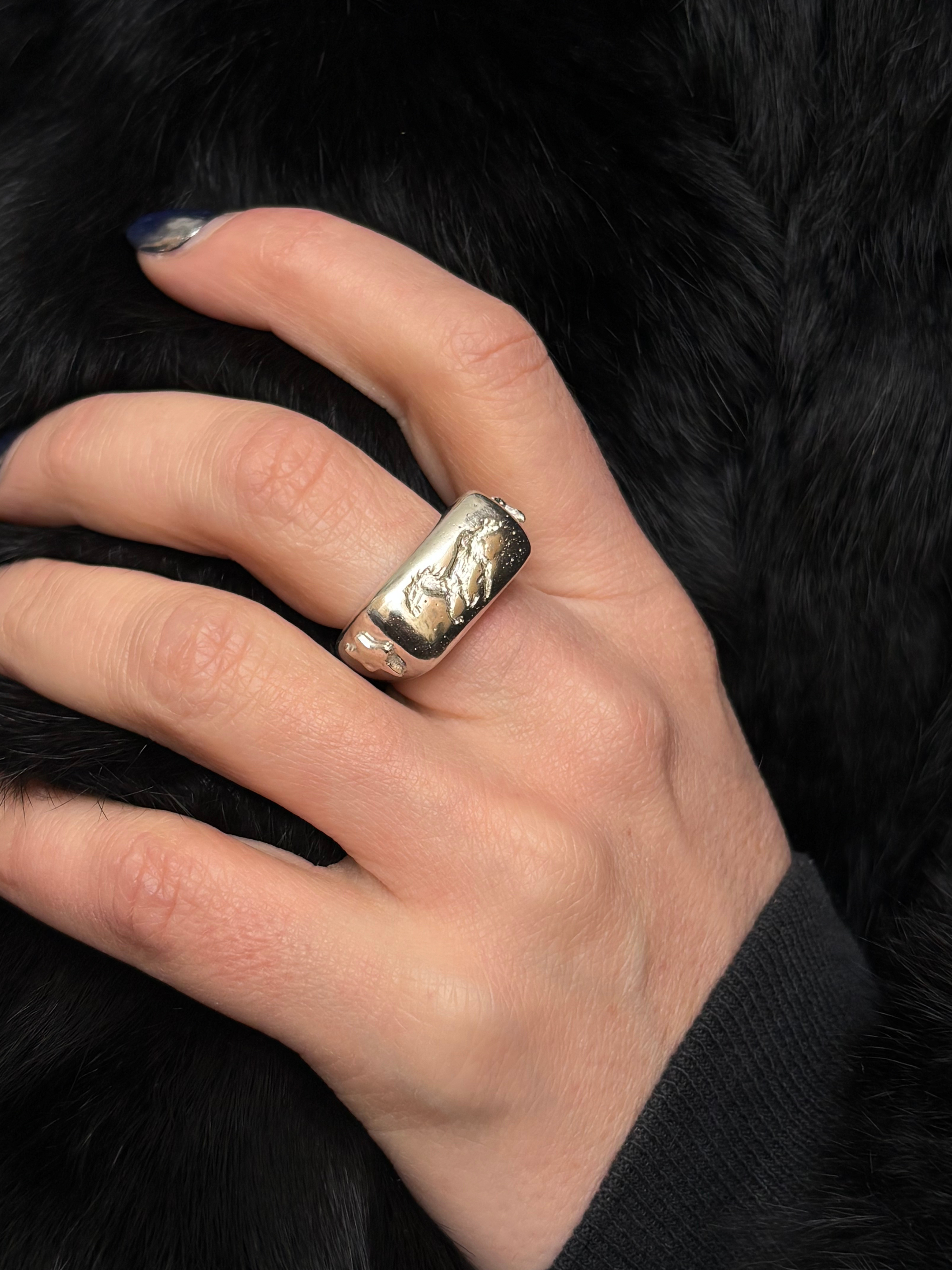 wild horse signet ring