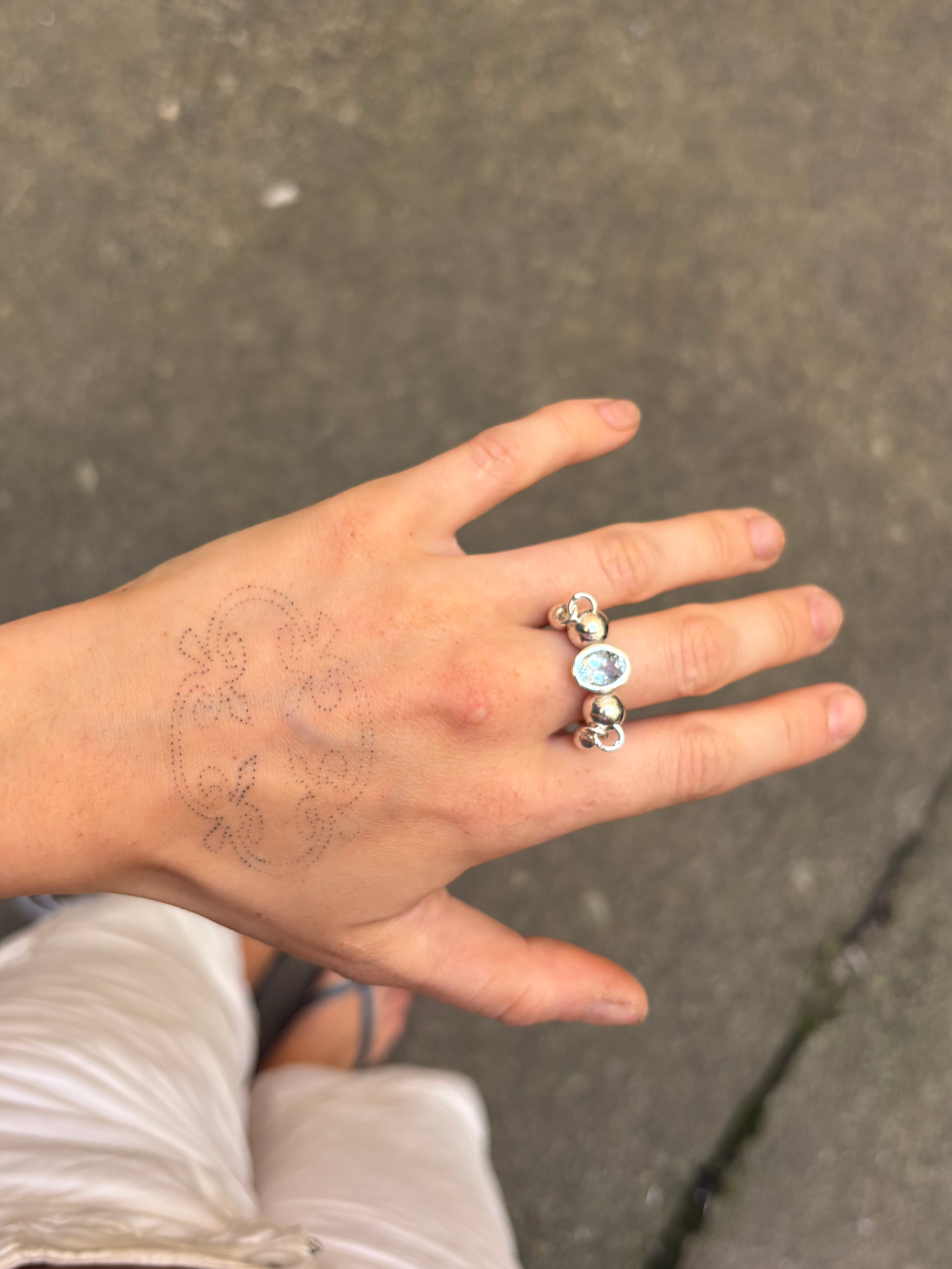 beaded ring
