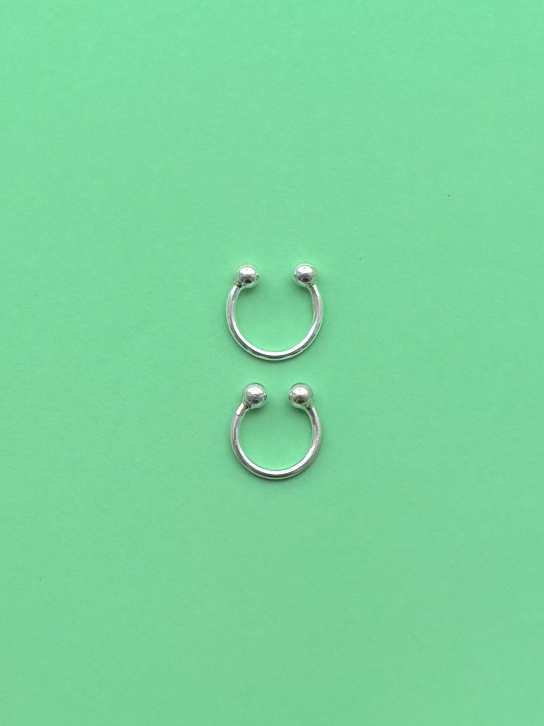 pinky piercing ring duo
