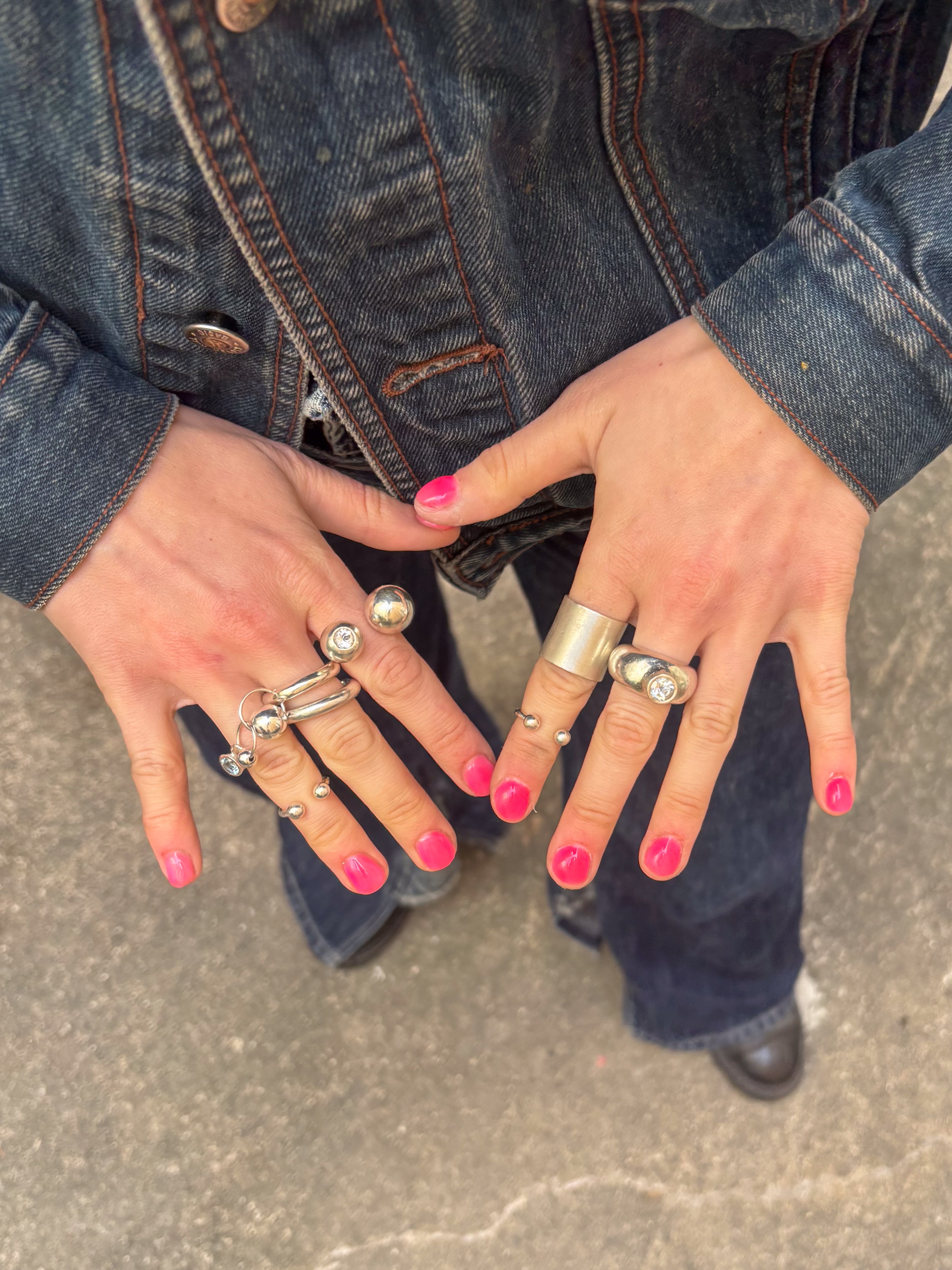 chunky belly piercing ring